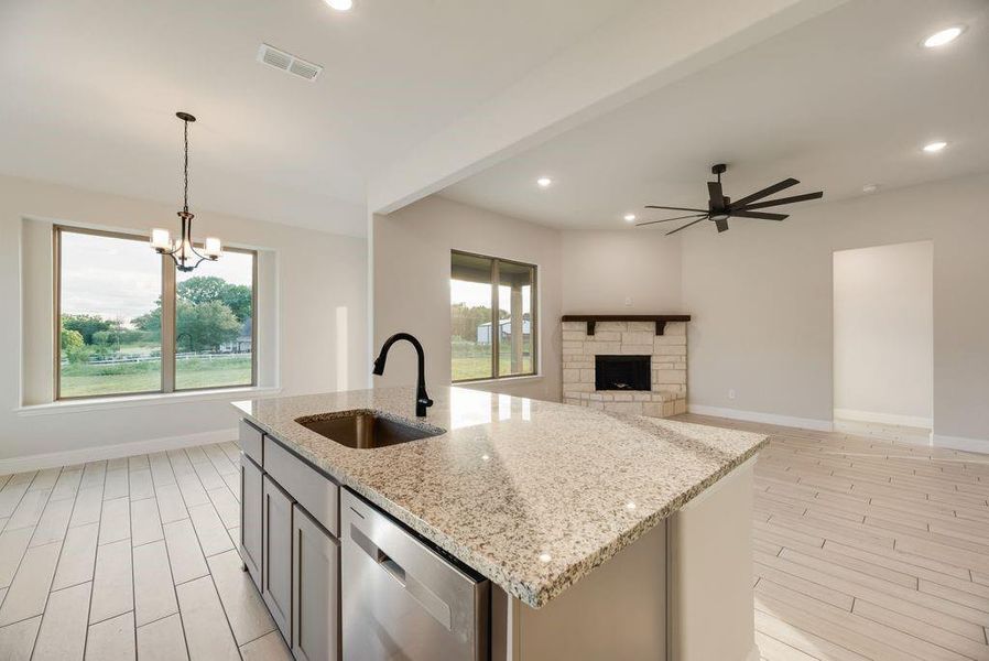Furnished interior view inside a new home in , Lowry Crossing (Image 6).