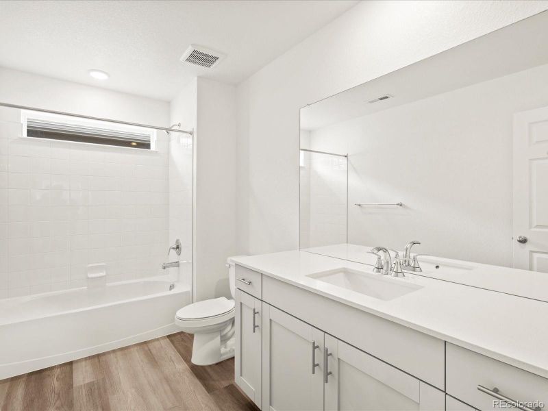 Furnished interior view inside a new home in Ridgeline Vista: The Flora Collection, Brighton (Image 9).