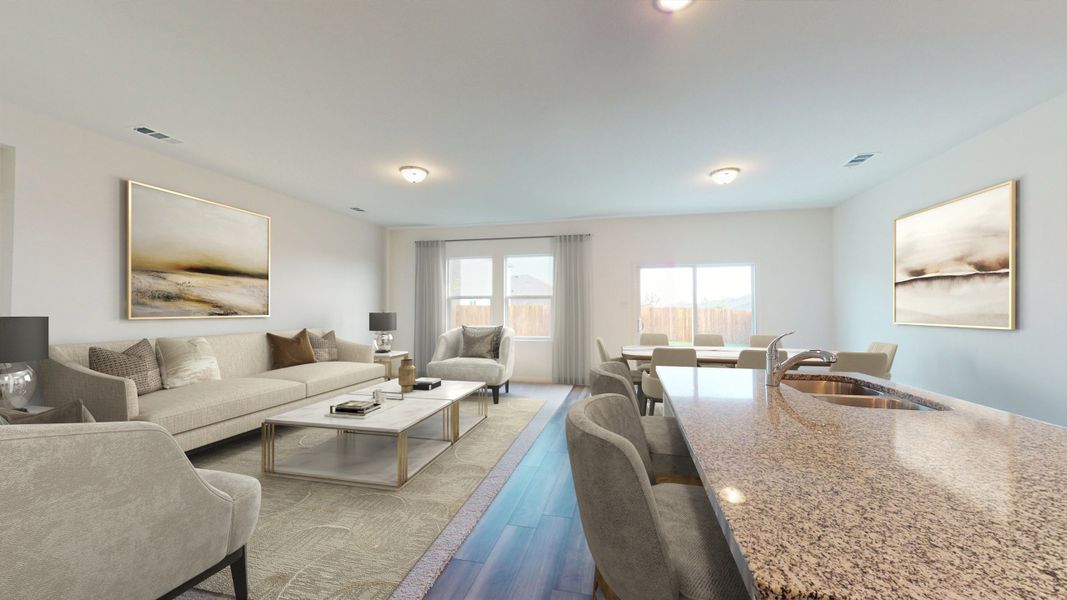 Representative furnished interior of a home built from the Hubble by Starlight Homes in Andalusia, Loris (Image 8).