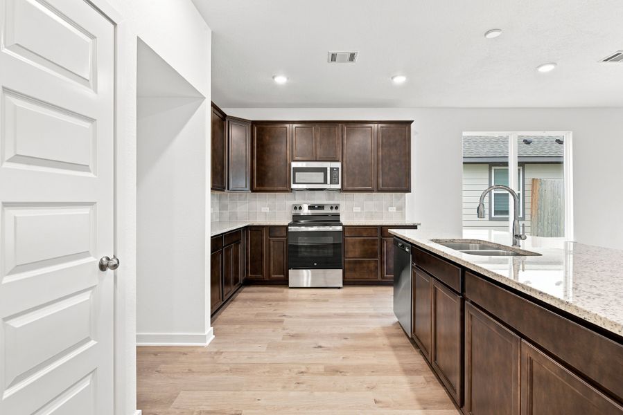 Furnished interior view inside a new home in The Reserve at Foxwood, Bryan (Image 5).