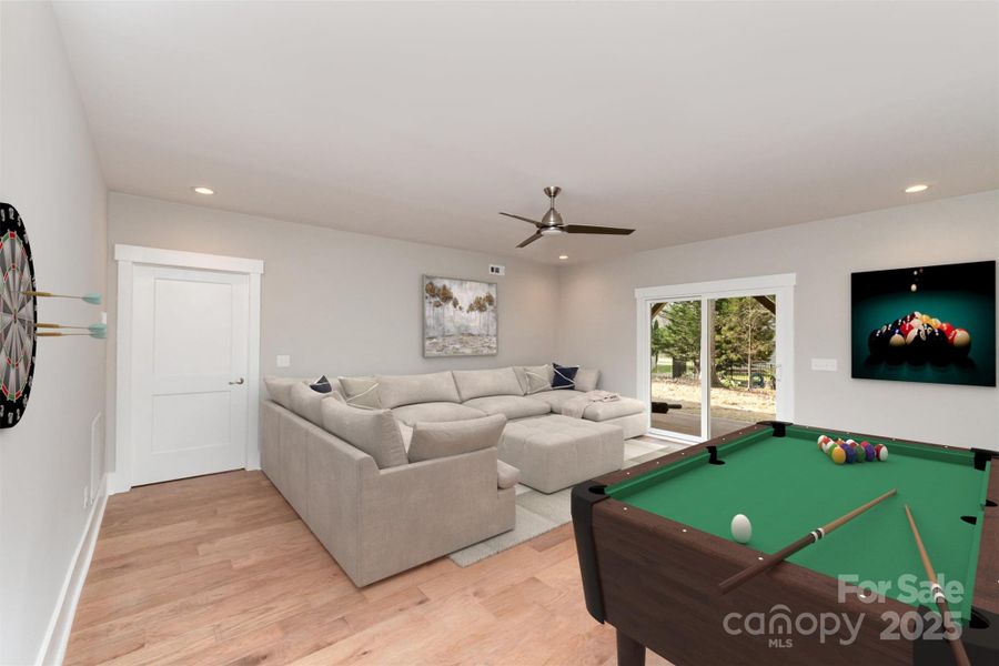 Lower Leval Rec Room (staged)