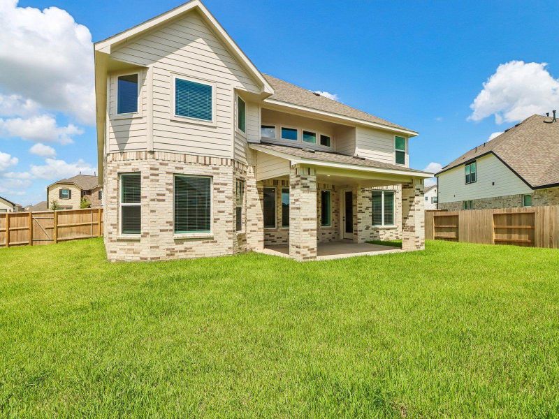Exterior details and patio area of a home in Kingdom Heights, Rosenberg (Image 24).
