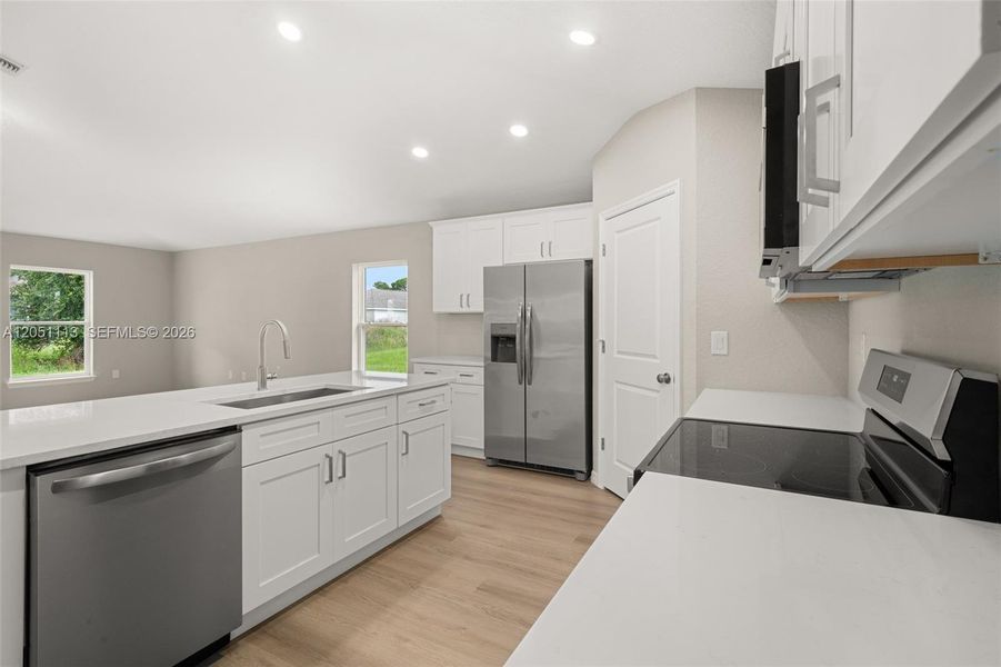Furnished interior view inside a new home in , Sebring (Image 6). Furnished interior view inside a new home in , Sebring (Image 6).
