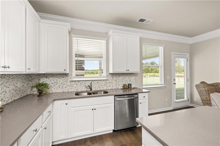 Furnished interior view inside a new home in Etowah Landing, Ball Ground (Image 3).