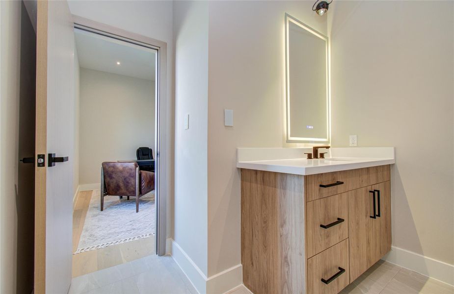 Furnished interior view inside a new home in , Houston (Image 42).