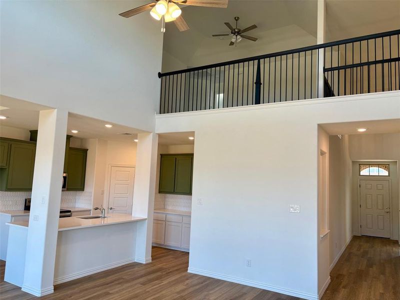 Furnished interior view inside a new home in Courts Of Bonnie Brae, Denton (Image 7).