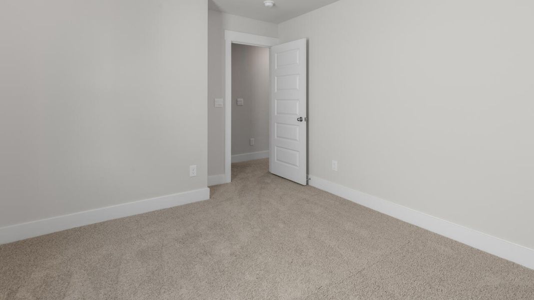 Representative unfurnished interior of a home built from the WREN by D.R. Horton in Indigo Preserve, Leland (Image 32). Representative unfurnished interior of a home built from the WREN by D.R. Horton in Indigo Preserve, Leland (Image 32).