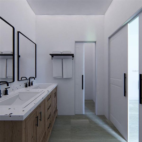 Furnished interior view inside a new home in , Citrus Springs (Image 13).