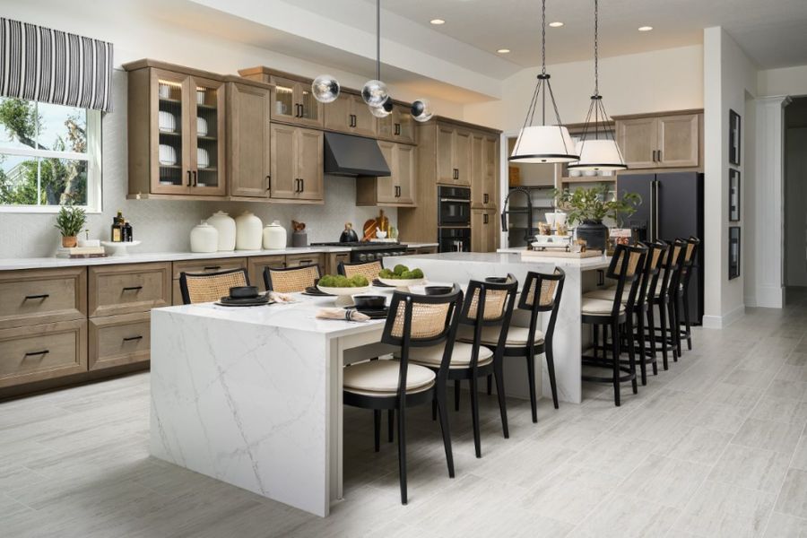Representative furnished interior of a home built from the Bayport II by Homes by WestBay in Longleaf at Grand Park, Sarasota (Image 23).