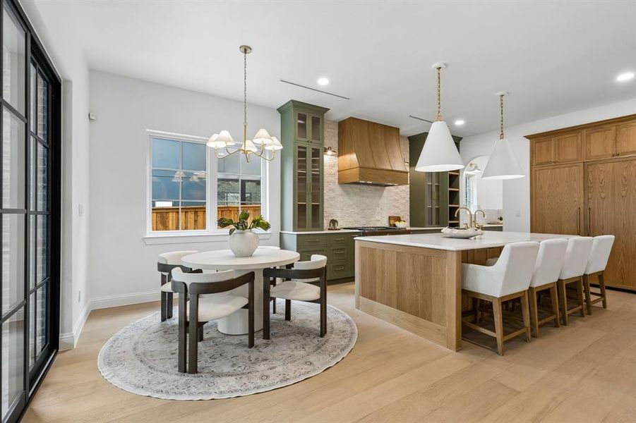 Furnished interior view inside a new home in , Dallas (Image 18).