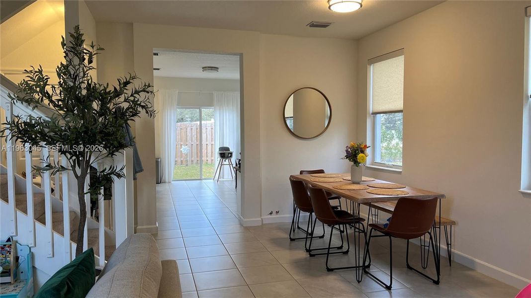 Furnished interior view inside a new home in , Miami (Image 11). Furnished interior view inside a new home in , Miami (Image 11).