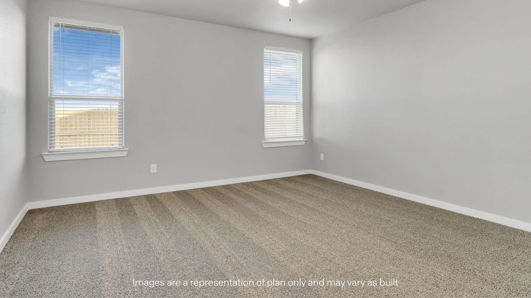Representative unfurnished interior of a home built from the Lakemont by D.R. Horton in Homestead at Parks Bell Ranch, Odessa (Image 24).