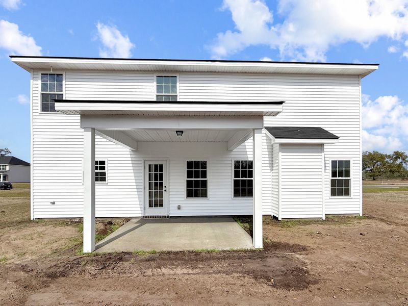 Exterior details and patio area of a home in Tibet Road at Sassafras, Allenhurst (Image 3).