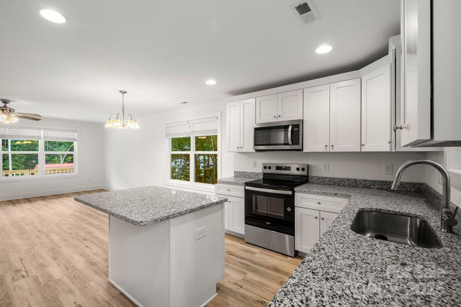 Furnished interior view inside a new home in , Albemarle (Image 12).