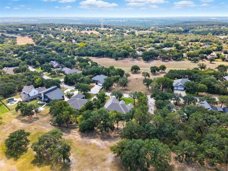 Aerial view of residential area Aerial view of residential area