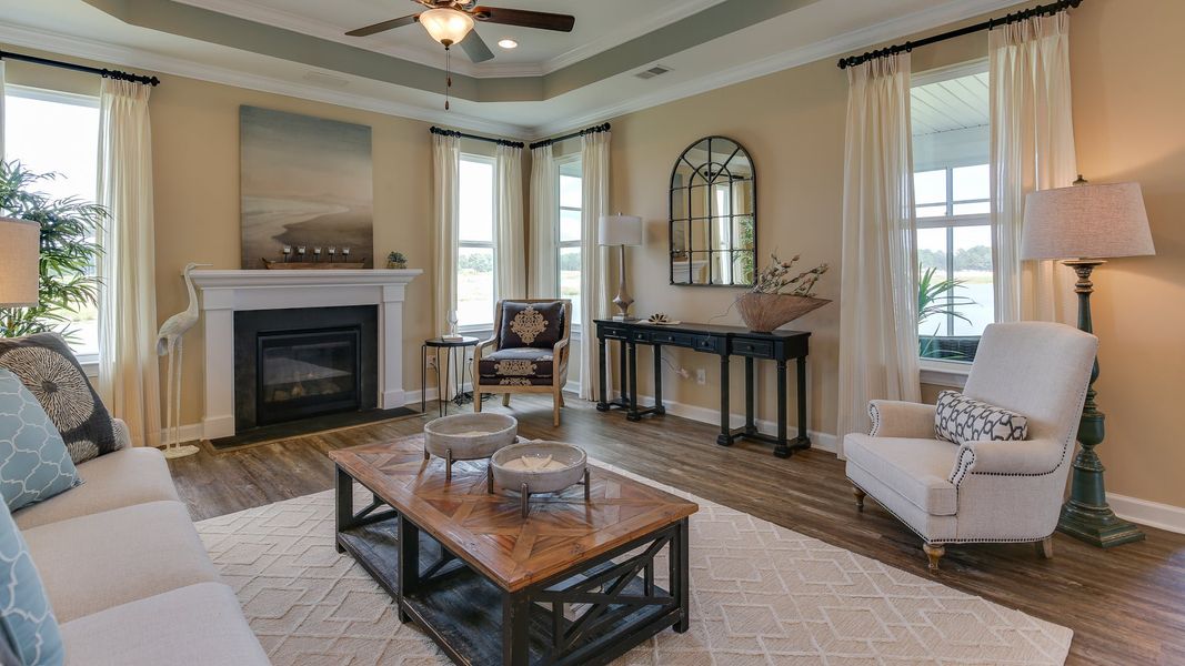 Representative furnished interior of a home built from the The Shorebreak by Chesapeake Homes in Heritage Park at Longs, Longs (Image 11).
