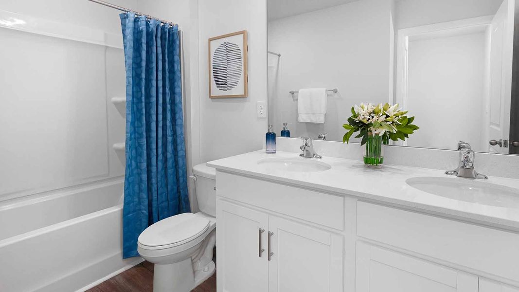Furnished interior view inside a new home in Brinkley Ridge, Kings Mountain (Image 19).
