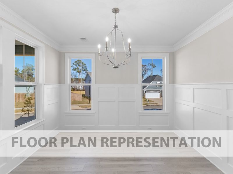 Flex Room | Glendale Plan by Ivey Homes