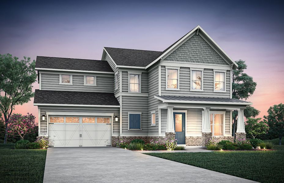 Representative exterior photo of a completed home built from the Waterstone by John Wieland in Silverwood, Cumming, GA (Image 20).