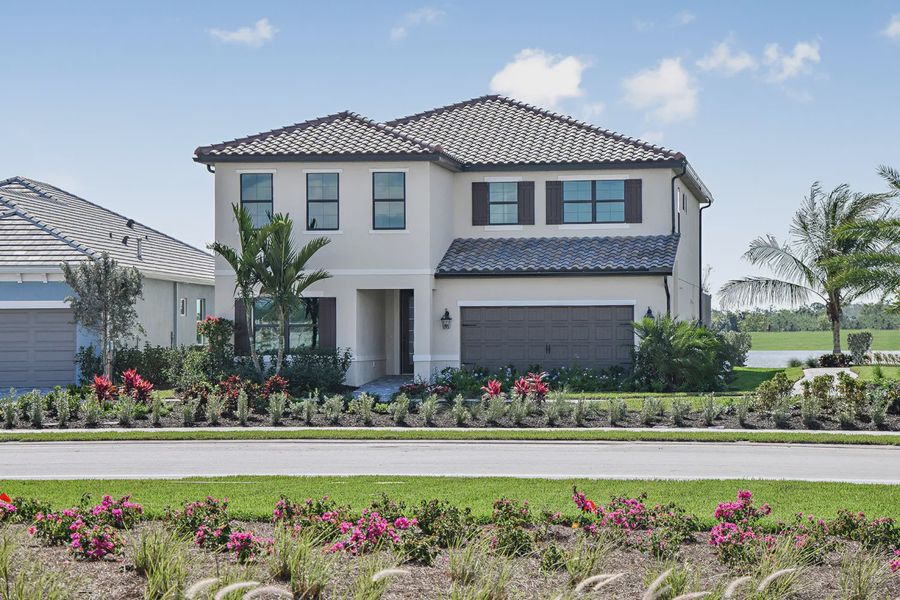 Representative exterior photo of a completed home built from the Artistry by Neal Communities in SkySail, Naples, FL (Image 21).