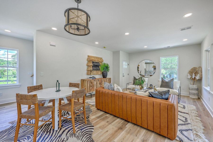 Furnished interior view inside a new home in , Charleston (Image 4).