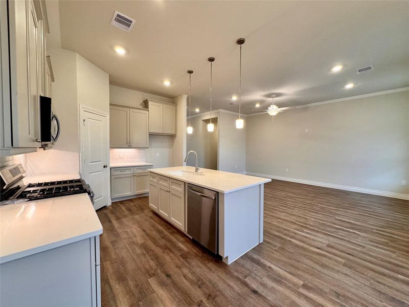 Furnished interior view inside a new home in Grand Oaks Reserve, Cleveland (Image 5).