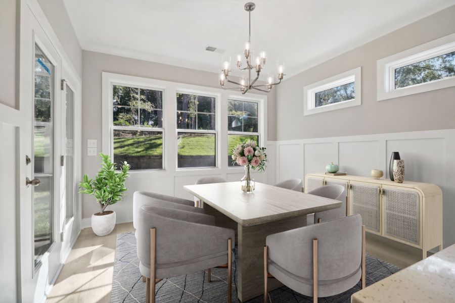 Representative furnished interior of a home built from the Audrey II by Great Southern Homes in Collins Cove, Chapin (Image 44).