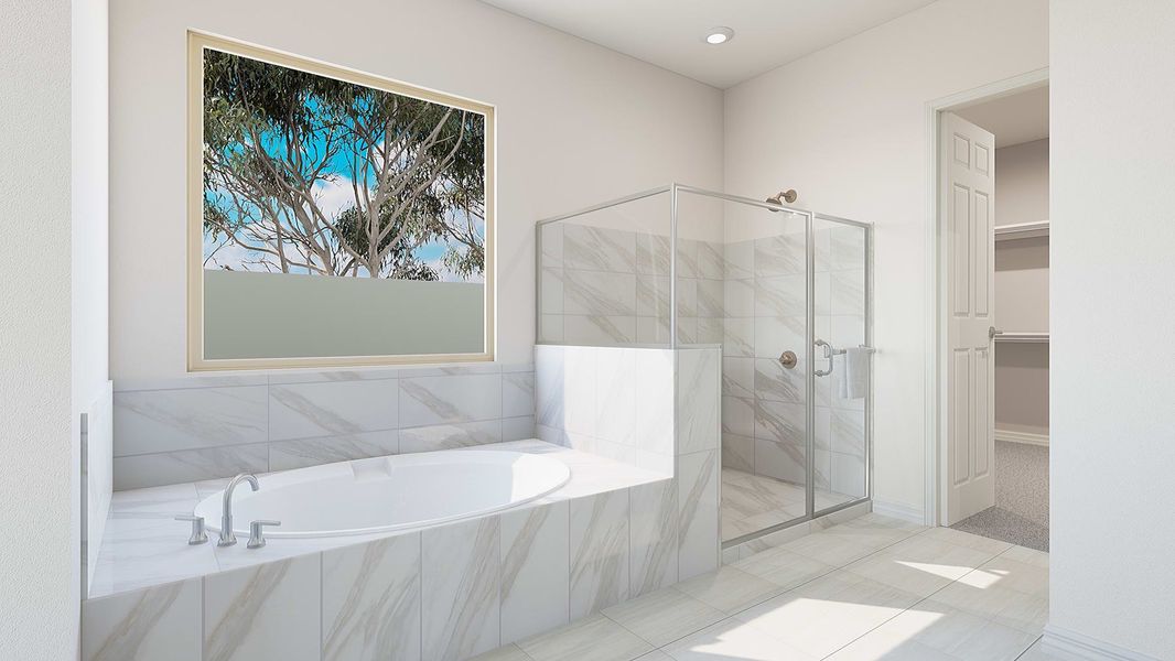 Representative furnished interior of a home built from the Iris Plan 60-1 by Tri Pointe Homes in Abel Ranch, Goodyear (Image 11).