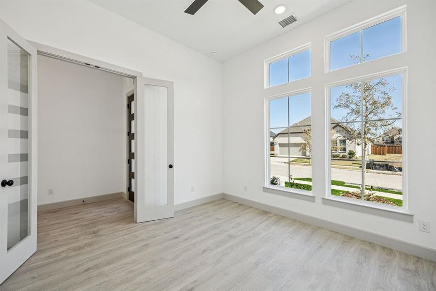 Your beautiful, light filled home office is the perfect place for work or play! Your beautiful, light filled home office is the perfect place for work or play!