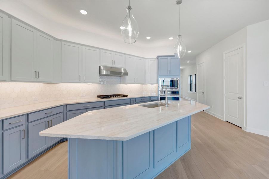 Furnished interior view inside a new home in Sienna - Grove Collection, Missouri City (Image 11).