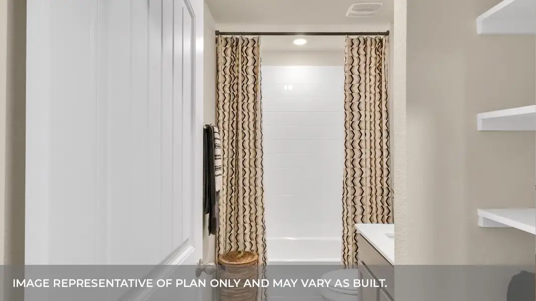 Furnished interior view inside a new home in Bar W Ranch, Leander (Image 6).