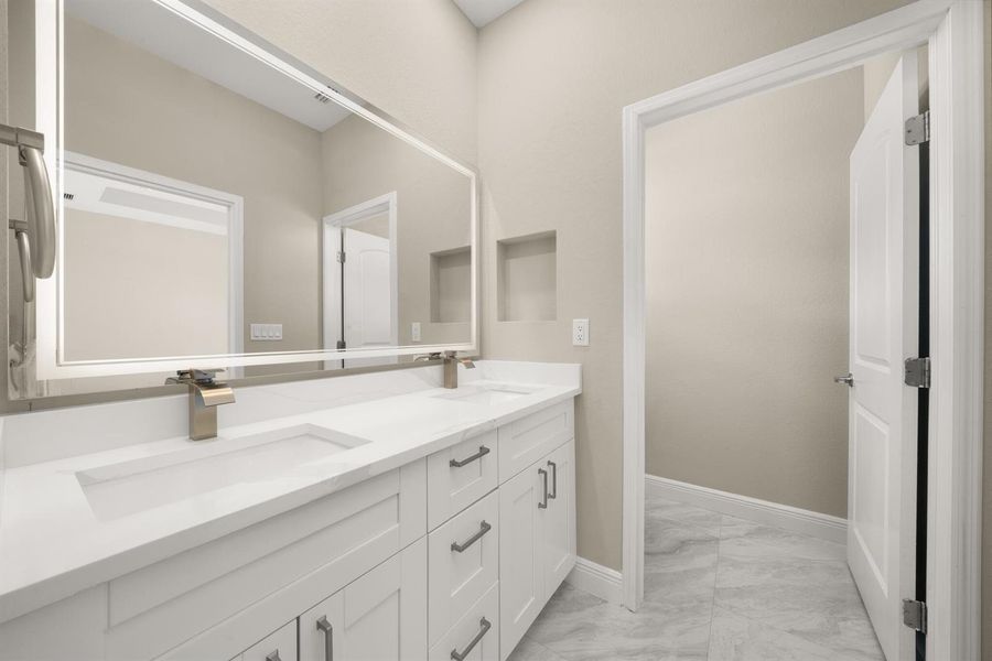 interior - master bathroom 1