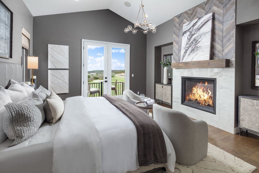 Representative furnished interior of a home built from the Residence 1 by Trumark Homes in The Summit at Castle Pines, Castle Pines (Image 13).