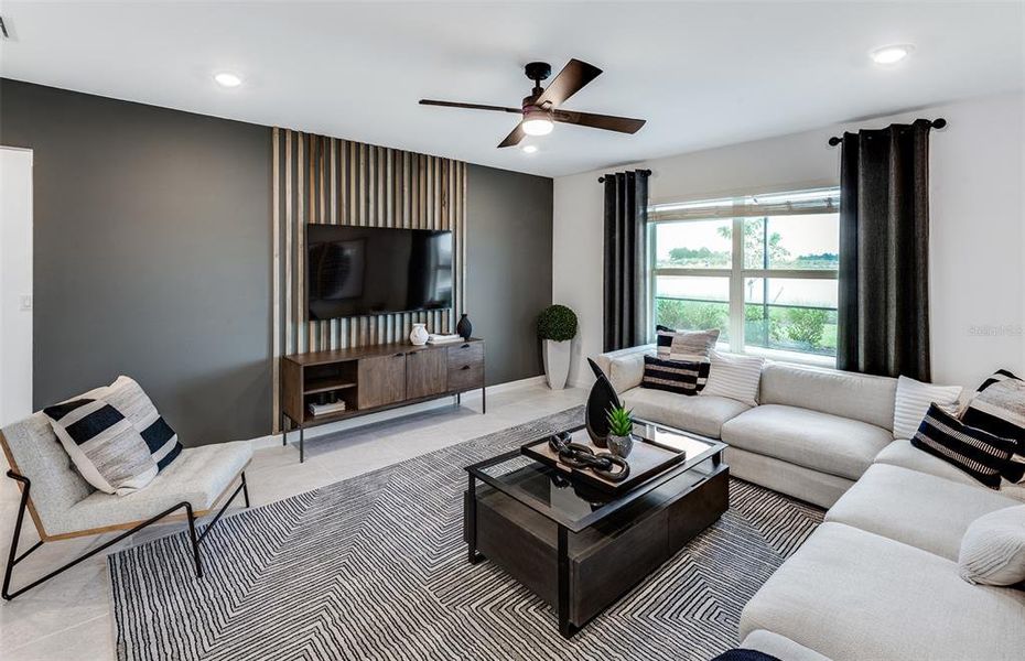 Furnished interior view inside a new home in Lakespur Wellen Park, Venice (Image 6).