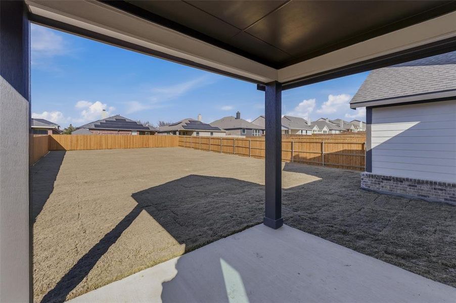Exterior details and patio area of a home in Liberty Pointe, Gainesville (Image 4).