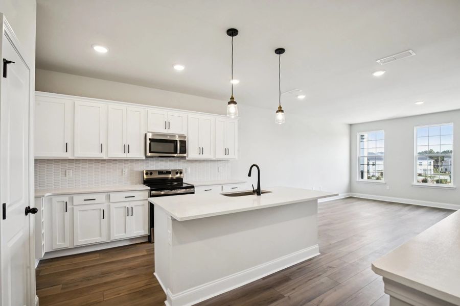 Furnished interior view inside a new home in Promenade at Clari Park, Murfreesboro (Image 4).