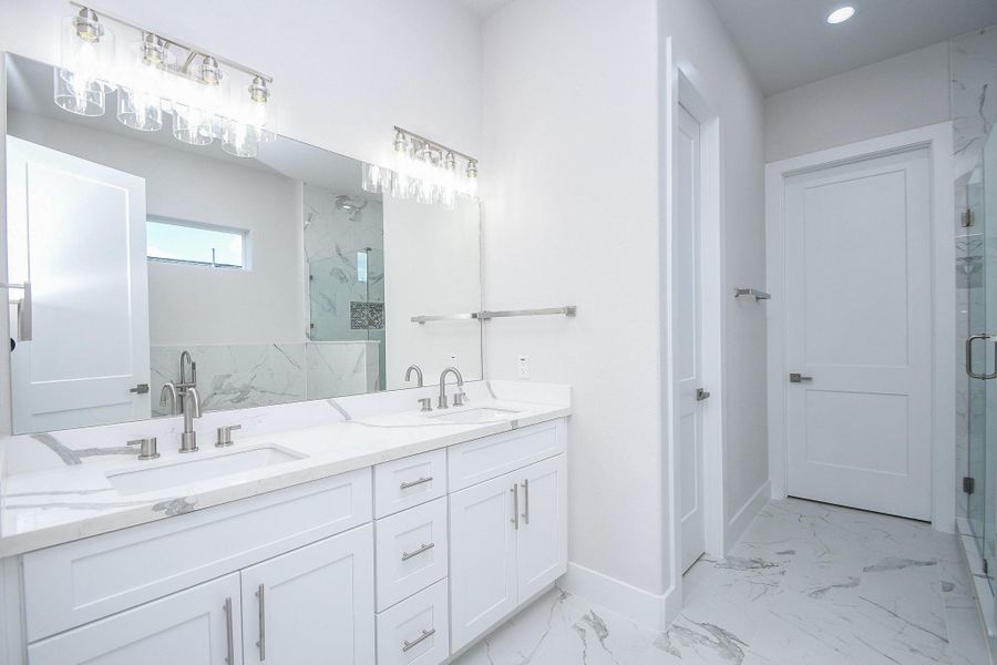 Furnished interior view inside a new home in , Houston (Image 10).