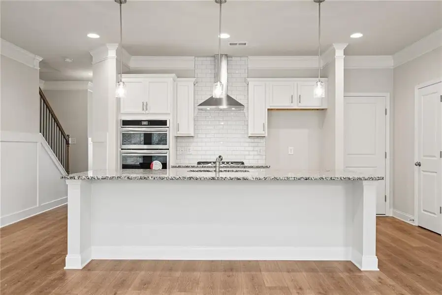 Furnished interior view inside a new home in , Flowery Branch (Image 3).