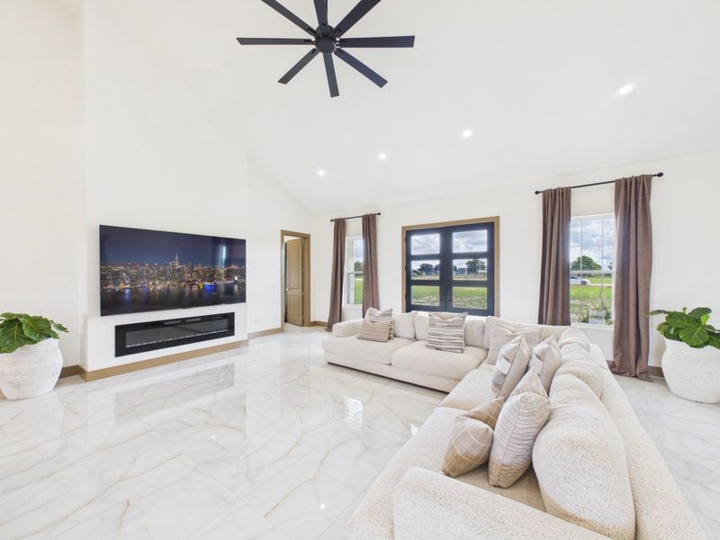 Furnished interior view inside a new home in , Sealy (Image 6).