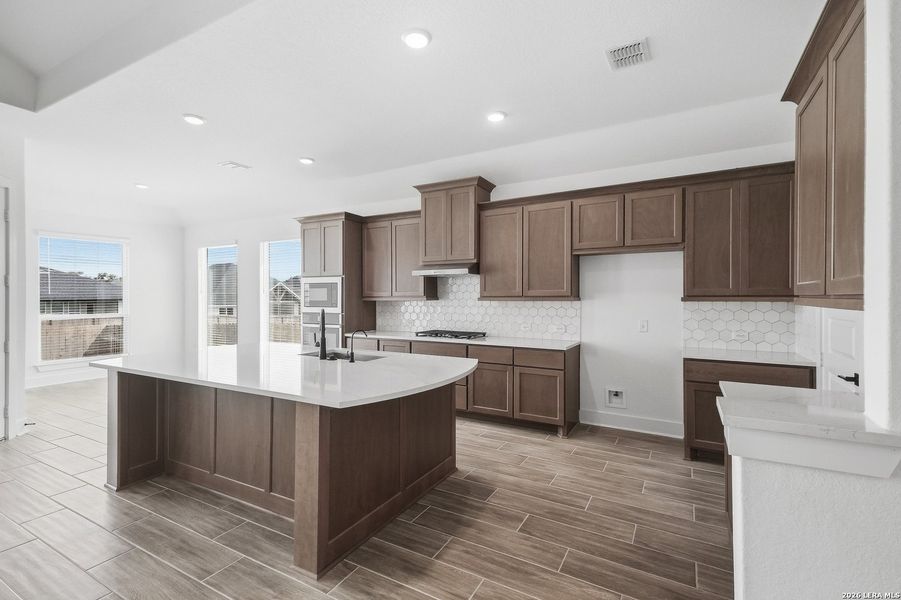 Furnished interior view inside a new home in The Reserve at Potranco Oaks, Castroville (Image 11). Furnished interior view inside a new home in The Reserve at Potranco Oaks, Castroville (Image 11).