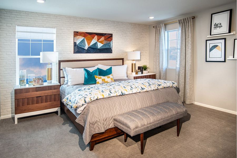 Representative furnished interior of a home built from the 1672 Modeled by KB Home in Painted Prairie Villas, Aurora (Image 6). Representative furnished interior of a home built from the 1672 Modeled by KB Home in Painted Prairie Villas, Aurora (Image 6).