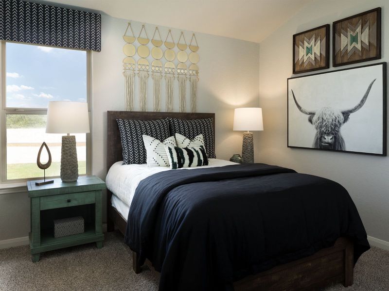 Furnished interior view inside a new home in Legendary Trails - Classic Series, Cibolo (Image 7).