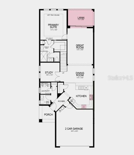 2D floor plan layout of this home in Cassia at Skye Ranch, Sarasota, FL (Image 2). 2D floor plan layout of this home in Cassia at Skye Ranch, Sarasota, FL (Image 2).