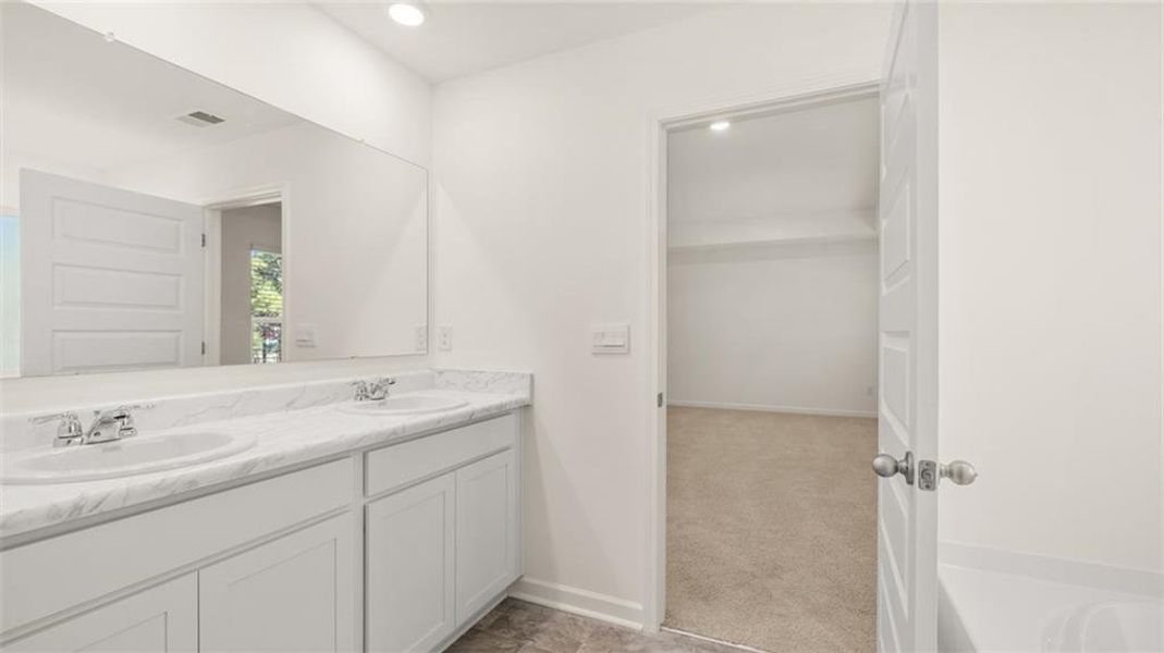 Furnished interior view inside a new home in Bridle Creek, Locust Grove (Image 6).