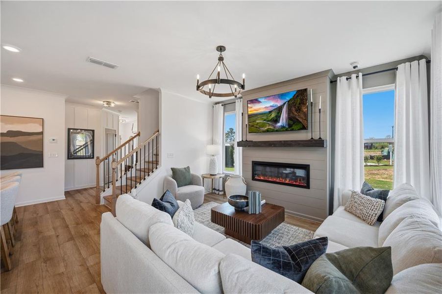 Furnished interior view inside a new home in Avery Landing, McDonough (Image 10).