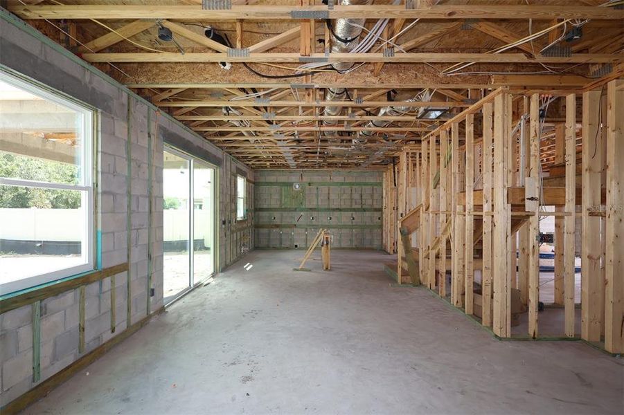 In-progress construction of a new home in Bay Lake Farms, St. Cloud, FL (Image 5).