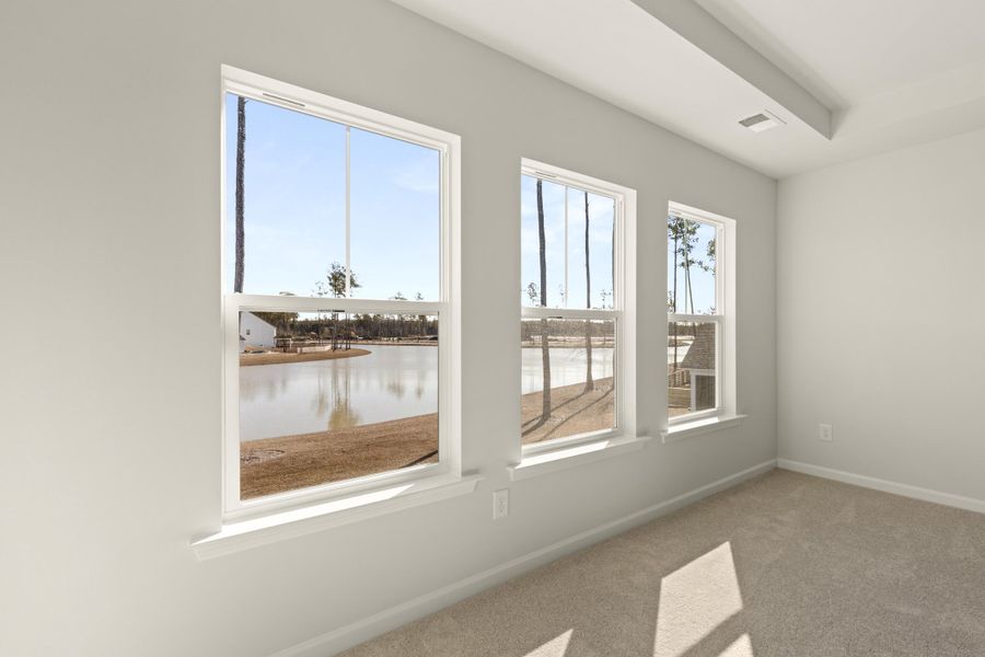 Furnished interior view inside a new home in Heron's Walk at Summers Corner: Coastal Collection, Summerville (Image 13). Furnished interior view inside a new home in Heron's Walk at Summers Corner: Coastal Collection, Summerville (Image 13).