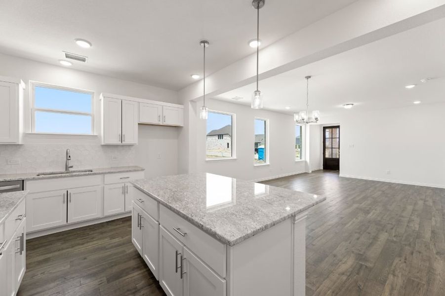 Representative furnished interior of a home built from the Chisholm by UnionMain Homes in Elevon, Lavon (Image 9).
