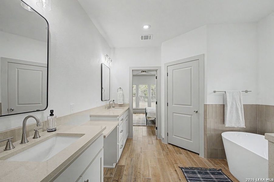 Furnished interior view inside a new home in , Wimberley (Image 16).