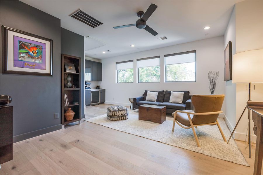 Furnished interior view inside a new home in , Houston (Image 26).